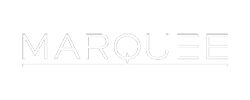 White logo for Marquee nightclub